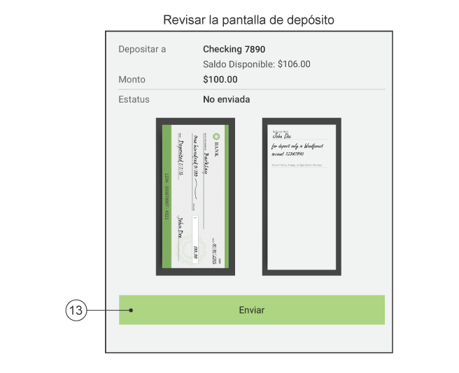Mobile Deposit Step 6 Spanish