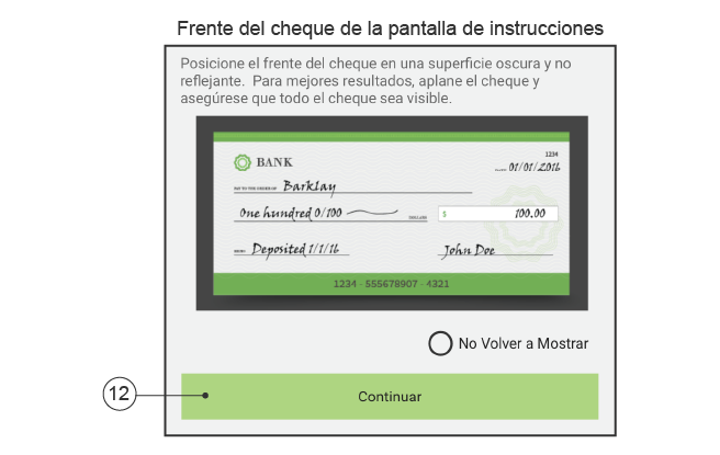 Mobile Deposit Step 5 Spanish