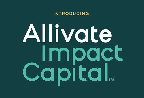 Allivate Impact Capital’s mission is to deploy innovative capital solutions that elevate communities, alleviate poverty, and activate entrepreneurial ecosystems. We are an impact investing firm managing capital across asset classes in ways that are responsive to community needs.