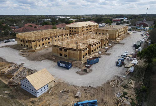 Woodforest National Bank is participating in construction and permanent financing of several affordable housing initiatives through a LIHTC developer loan pool with Neighborhood Lending Partners including the Kelsey Cove development (shown above) located in Brandon, FL which will offer 108 affordable housing units for area families.