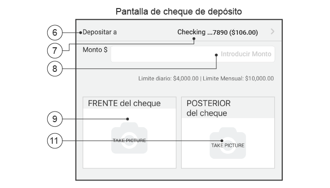 Mobile Deposit Step 4 Spanish