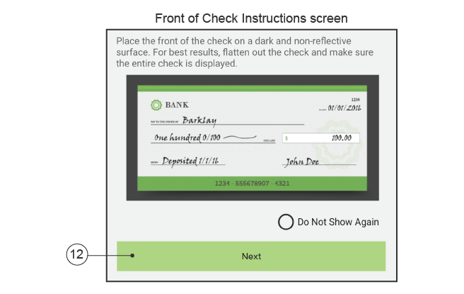 Mobile Deposit Step 5