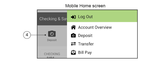 Mobile Deposit Step 2
