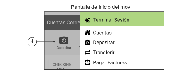 Mobile Deposit Step 2 Spanish