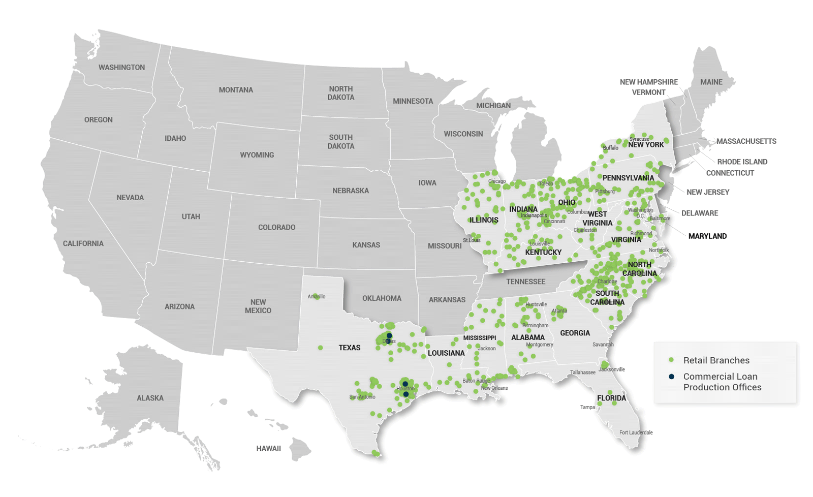 Commercial Pitchbook Map US